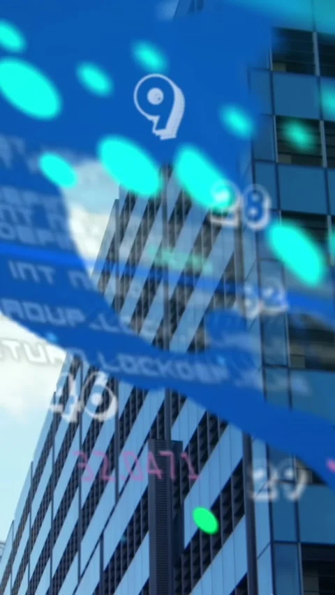 Animation of globe with data processing over pattern Stock Footage 322084402