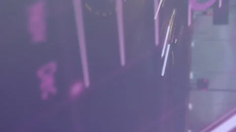 Animation of globe, graphs and computer language over time-lapse of moving Stock Footage 314124620