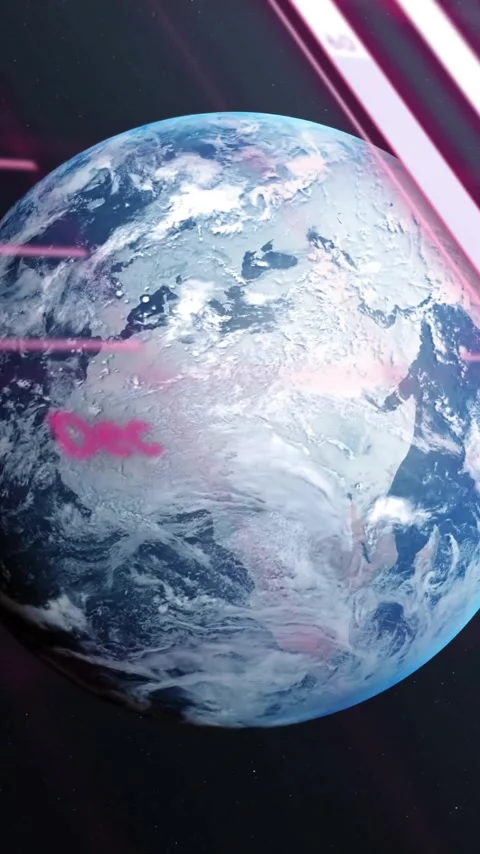 Animation of globe, graphs and computer language over globe against black Stock Footage 323578878