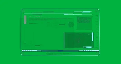 Animation of globe of networks of connections spinning and medical data Stock Footage 325645473