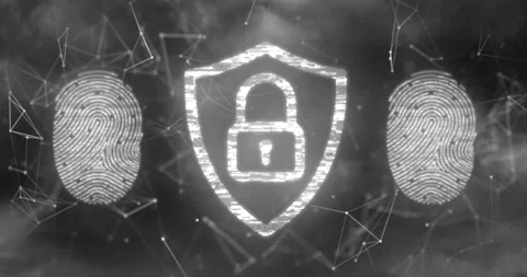 Animation of globe spinning and network of connections over pattern Stock Footage 329978090