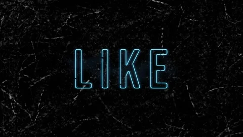 Animation of glowing blue like text against black abstract background Stock Footage 329579179