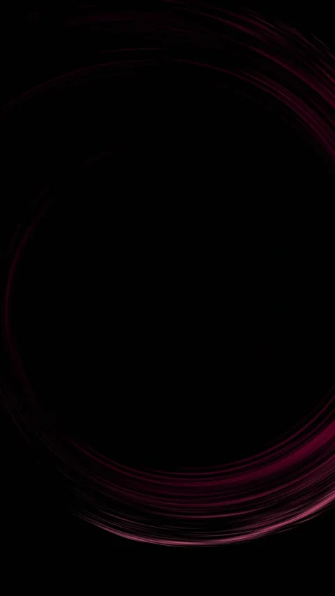 Animation of glowing circle of pink light trial with copy space on black Stock Footage 341974847