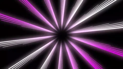 Animation with glowing lasers on black background. Motion. Colored rays rot.. 스톡 동영상 332959096