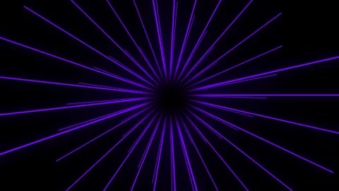Animation with glowing lasers on black background. Motion. Colored rays rot.. 스톡 동영상 332959116