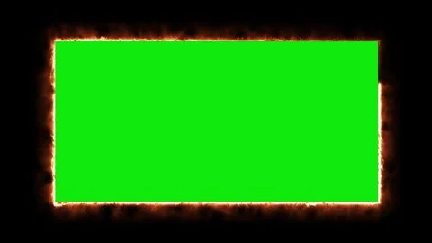 Animation of a glowing neon rectangle frame. Stock Footage 336858699