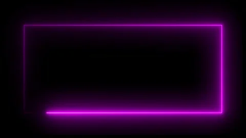 Animation of glowing neon rectangles abstract background. abstract glowing .. Stock Footage 307421074