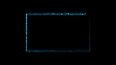 Animation of glowing neon rectangles abstract background. Stock Footage 312874227