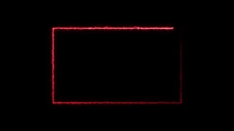 Animation of glowing neon rectangles abstract background. Stock Footage 312874229