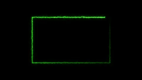 Animation of glowing neon rectangles abstract background. Stock Footage 312874292