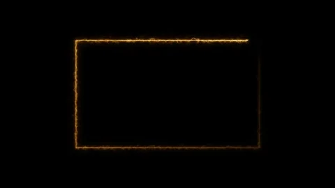 Animation of glowing neon rectangles abstract background. Stock Footage 312874297