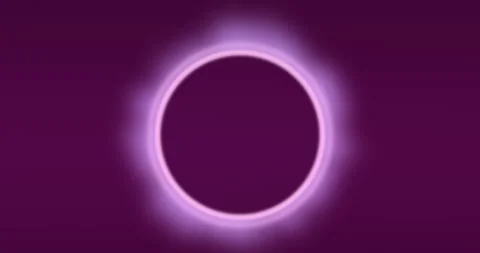 Animation of glowing pink ring with undu... | Stock Video | Pond5