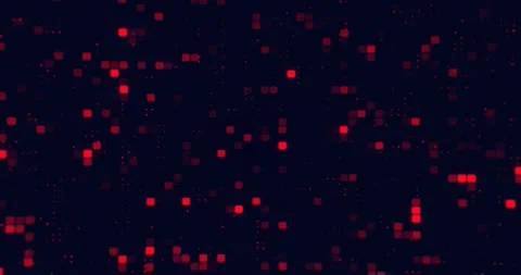 Animation of glowing red gradation dot digital pattern background Stock Footage 225578443
