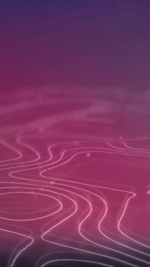 Animation of glowing white lines moving over purple background Stock Footage 341991875