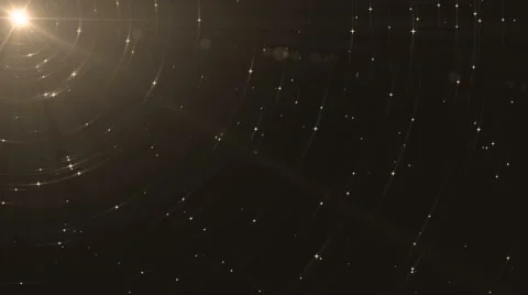 Animation gold background with rays in space. Video stock 62416574