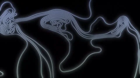 Animation of the gradient line. 4K video Stock Footage 303798520