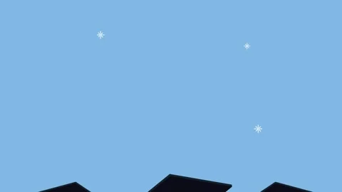 Animation of graduation caps flying and tossing in the air celebrating acad.. Stock Footage 338423323