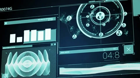 Animation of graph, soundwave, connected... | Stock Video | Pond5