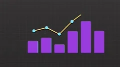 Percent bar animation, loading, graph ch... | Stock Video | Pond5