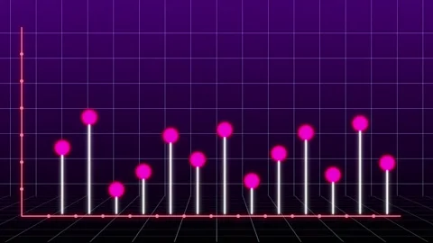 Animation of graphs and computer language over grid pattern against abstract Stock Footage 248281097