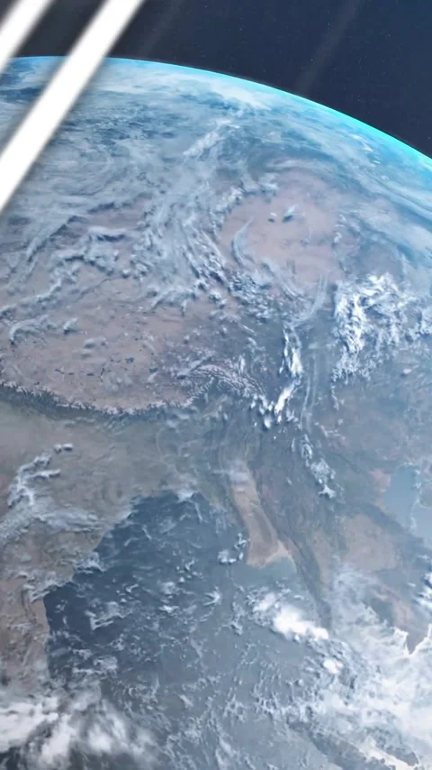 Animation of graphs, globe and computer language over globe against space Stock Footage 323578877