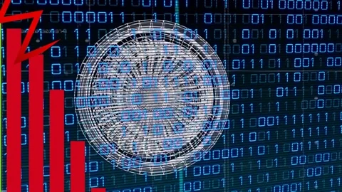 Animation of graphs over turbine rotatin... | Stock Video | Pond5