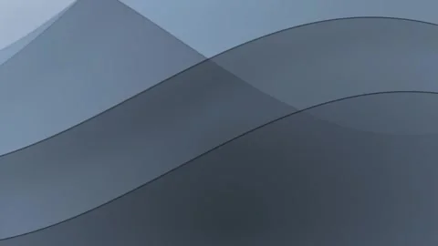 Animation of gray wave pattern over white background Video stock 251288651