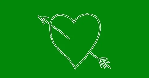 Animation on a green background. Green background for chromakey. Stock Footage 100057128