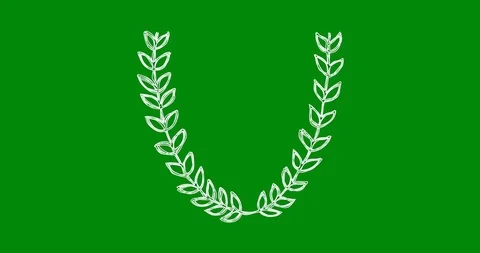 Animation on a green background. Green background for chromakey. 库存影片 100057336