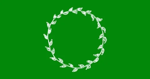 Animation on a green background. Green background for chromakey. 库存影片 100057397