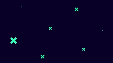 Animation of green dot on dark background. Abstract background Stock Footage 263036021