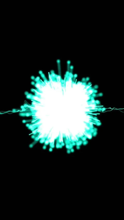 Animation of green fireworks exploding on black background Stock-Footage 344722698
