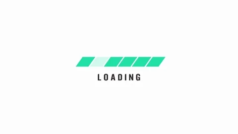 Animation of green floating line icon on white background, 4K video, motion grap Stock Footage 100201422