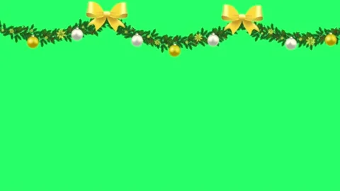 Animation green frame for design christmas or new year template. Stock Footage 221122075