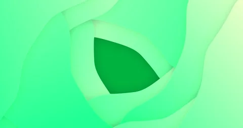 Animation of green gradient lines waving in seamless loop on white background Stock Footage 347299147