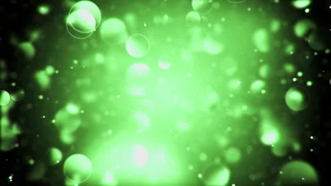 Animation green light shine particles bokeh background. Stock Footage 276620138