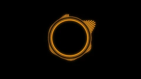 Animation green nois wave effect isolate on black screen. Vídeo Stock 279250422
