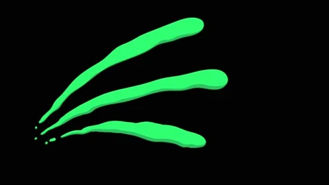 Animation green speed line effect. Stock Footage 164088946