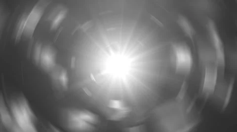Animation grey background with rays in space. Stock Footage 60122606