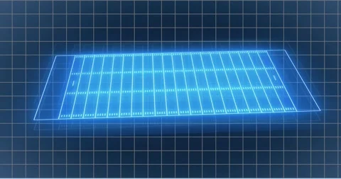 Animation of grid pattern in rotating rectangle against black background Stock Footage 257104836