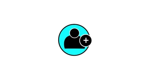 Animation of group people icon on background abstract group of people icon .. Stock Footage 306030516