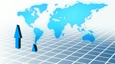 Animation of growing chart Vídeo Stock 10850876