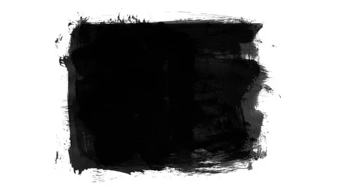 Animation grunge - brush stroke. Abstract hand - painted element. Stock Footage 74758568