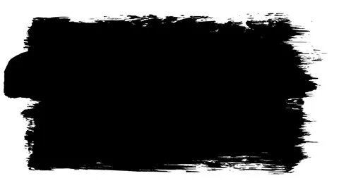 Animation grunge - brush stroke. Abstract hand - painted element. Stock Footage