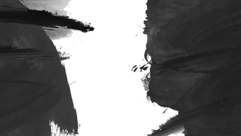 Animation grunge - brush stroke. Abstract hand - painted element. Stock Footage 129081548
