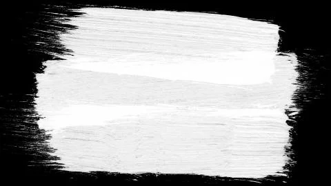 Animation grunge - brush stroke on a white background. Abstract hand - painted Stock Illustration