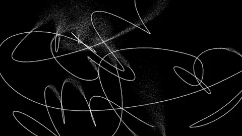 Animation of grunge pencil scribble doodle lines and noisy textures. Stock Footage 307566320