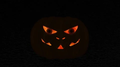 Animation Halloween pumpkin Stock Footage 215769325