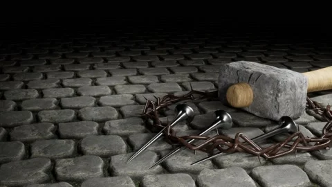 Animation of hammer Stock Footage 155233818