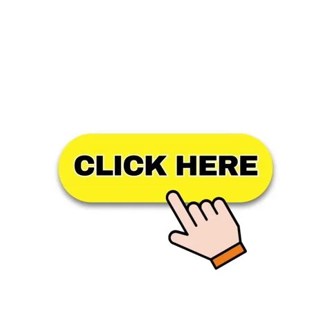 Animation of a hand cursor clicking a yellow click here button 動画素材 341813759